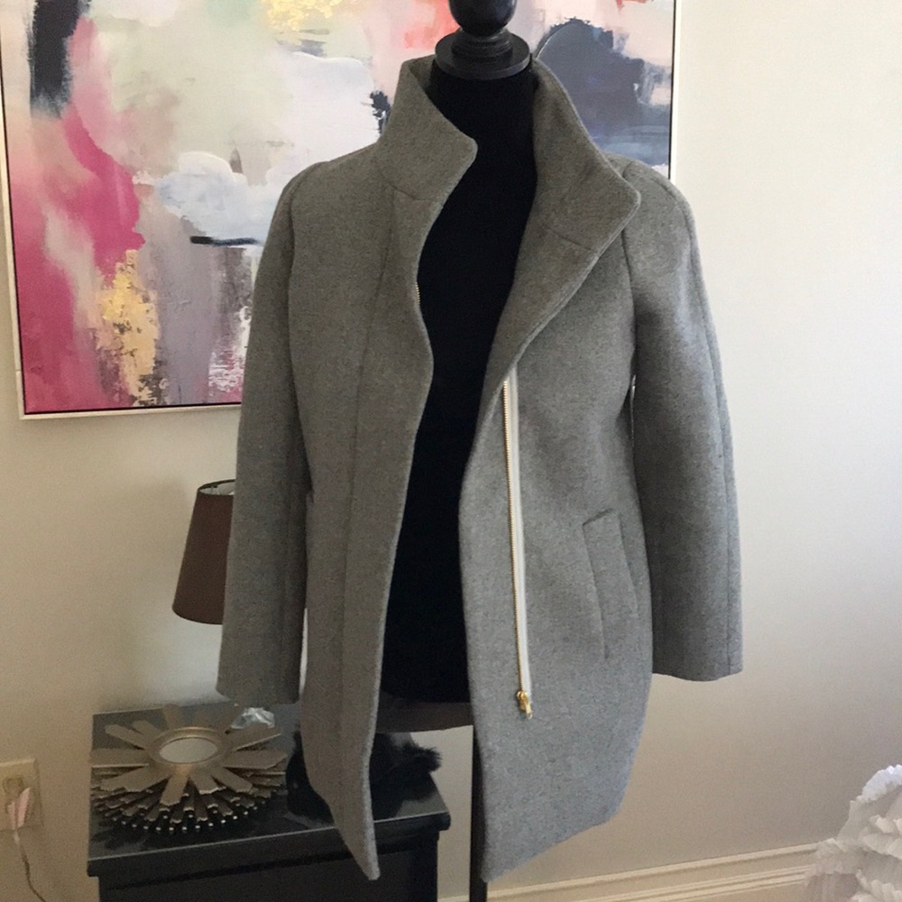 J Crew gray city coat